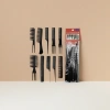 A 10-piece set of hairdressing combs, a black plastic makeup comb set for foreign trade Application Scenario